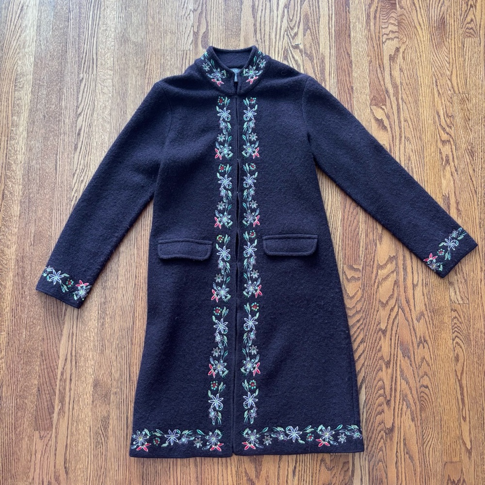 Kenar Wool Embroidered Jacket